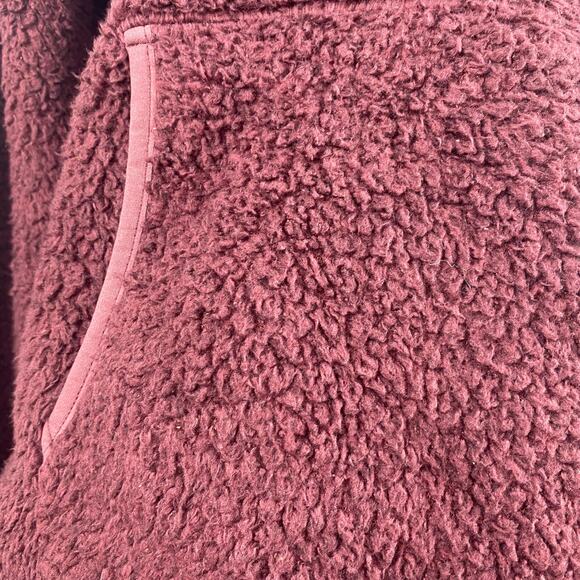 Liv Outdoor Wiley Sherpa Fleece Pullover Magenta Purple Womens Small Pocket - Picture 7 of 14